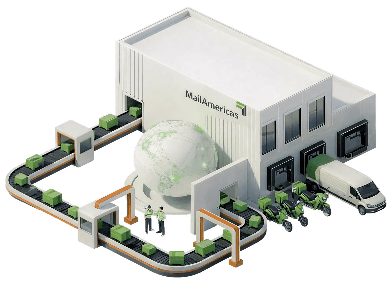 Transporte de paquetes internacionales